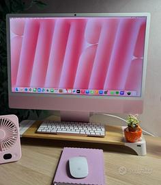 IMac24 retina 4.5 k apple M4 512gb rosa
