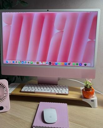 IMac24 retina 4.5 k apple M4 512gb rosa