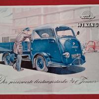 Pubblicitaria antica 1950 ca. Veicoli Tempo Wiking