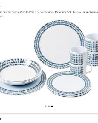 piatti e tazze Brunner+posate+bicchieri