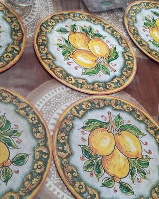 sottopiatto stile siciliano