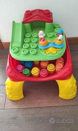 Tavolo gioco Clementoni con mattoncini