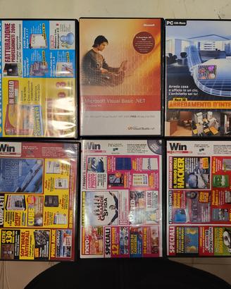 Cassette VHS e CD software