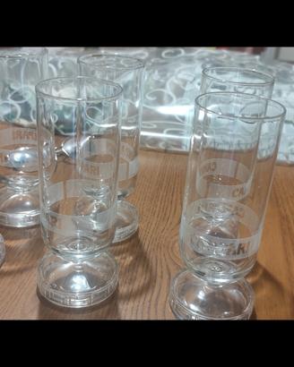 6 Bicchieri Campari Thun Vintage 