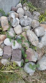  sassi ciotoli per bordure o costruzione muretti 
