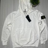 Felpa stone island bianca M