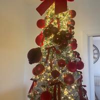 Albero di Natale innevato