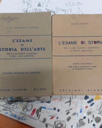 L'ESAME DI STORIA DELL'ARTE -storia ed. Bignami 