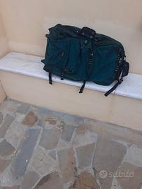 zaino multi tasche ,stendino,  2 carrelli spesa