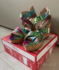 Sandali donna zeppa 37