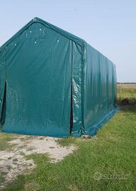 Gazebo copertura 3,5x8 m PVC900 TEX SUPER Completo