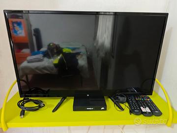 TV 32 pollici Majestic e decoder Digiquest 