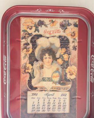 Vassoio calendario Coca-Cola 1901