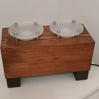 Lampade in legno autocostruite