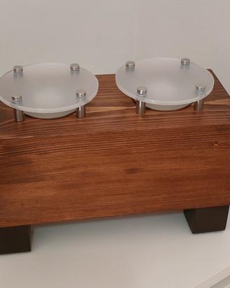 Lampade in legno autocostruite