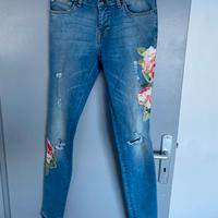 MASON’S JEANS SKINNY CON RICAMI TG 28