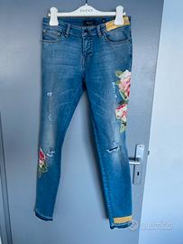 MASON’S JEANS SKINNY CON RICAMI TG 28