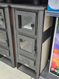 Stufa a Legna con Forno 12kw 2 Colori Nuove 