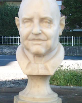SCULTURA MEZZO BUSTO " GIOVANNI XXIII "