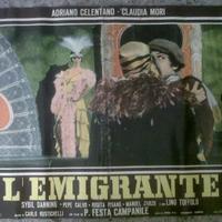 fotobusta L'EMIGRANTE con Adriano Celentano