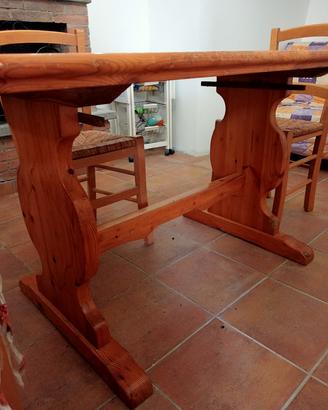 tavolo legno massello tirolese 