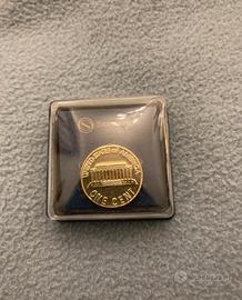 Spilla Vintage/Collezionismo Cent (Placc Oro 24kt)