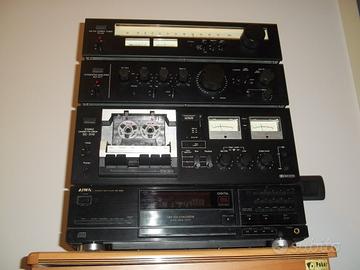 SANSUI amply deck piatto cd casse> marantz