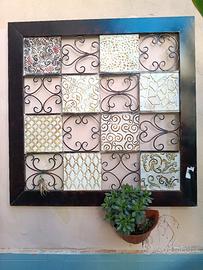 3 magnifici pannelli in ferro battuti PREZ TOTALE