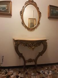 Consolle con specchio ingresso