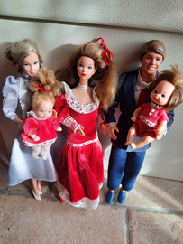 Barbie famiglia cuore anni 80