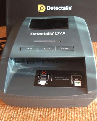 Detectalia D7X - Rilevatore di banconote false