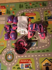 Rollerblade casco e protezioni Oxelo