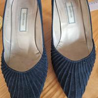 décolleté camoscio nero