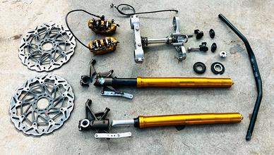 Zx 10 R Kawasaki pinze radiali avantreno Incidenta