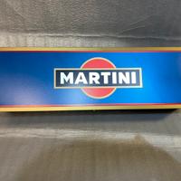 Insegna luminosa Martini blu