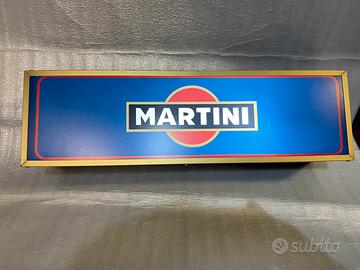 Insegna luminosa Martini blu