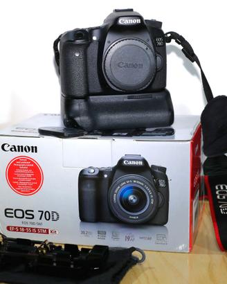 Kit Canon EOS 70d + BG-E14 Originale