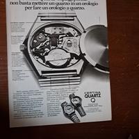 Pubblicità orologio Certina Quartz (1974)