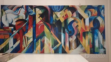 Quadro Copia di Arte, Le scuderie di Franz Marc