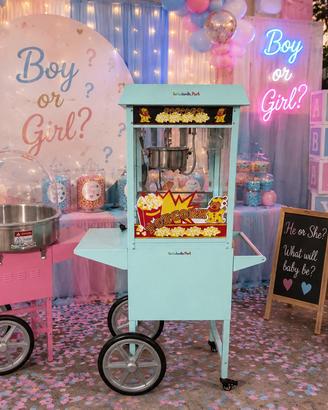 Macchina Pop Corn e Zucchero Filato per Sala Feste