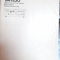 Ampli.integrato SONY-TA-1150 Manuale istruzioni