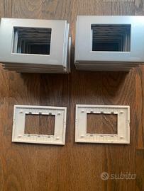 Placche argento bticino living light