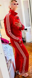 Tuta Adidas ediz. limitata CUORI donna Rosso 40 42