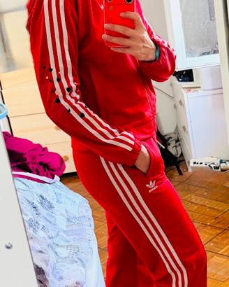 Tuta Adidas ediz. limitata CUORI donna Rosso 40 42