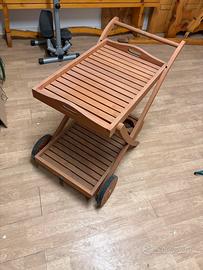 Carrello portavivande per esterno e non.