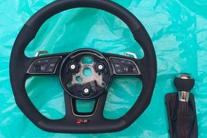 Kit Volante Pomello Originali Audi RS Alcantara