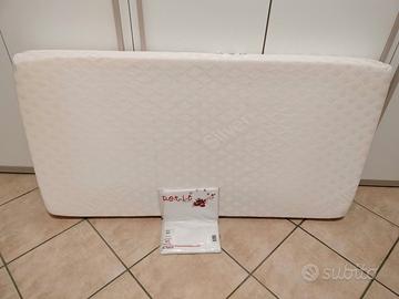 Materasso lettino bimbo antisoffoco 64x124