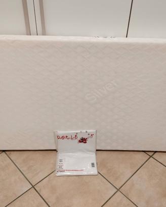 Materasso lettino bimbo antisoffoco 64x124