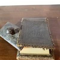 Cartoline Postali vintage + tampone per inchiostro