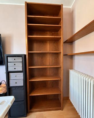 Libreria e 2 mensole abbinate legno